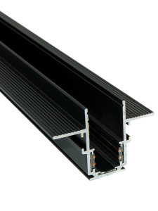 Magnetyczna szyna wpuszczana bezramkowa 48V 22274B-2 – 2 m, czarna
