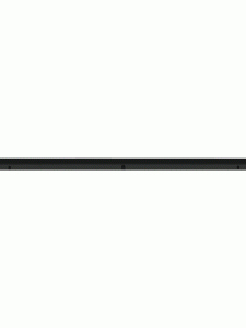 Liniowy montaż sufitowy 22318 – do 3 lamp wiszących, matowa czerń