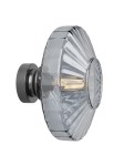 Lampa ścienna 23011 – nowoczesna elegancja metalu i przyciemnianego szkła