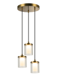 Lampa wisząca LED 23021 – elegancka dekoracja świetlna w złotym wykończeniu
