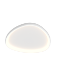 Lampa sufitowa LED 23086 32W 3000K – biały mat, aluminium i akryl, ściemnialna Triac