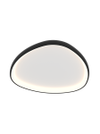 Lampa sufitowa LED 23087 32W 3000K – czarny mat, aluminium i akryl, ściemnialna Triac