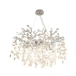 Lampa wisząca Cindy MD4115-1-ECN – chrom z kryształowymi elementami