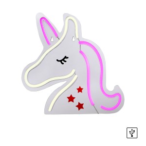 85025-70 NEON-UNICORN KINKIET MULTIKOLOR