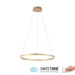 Lampa wisząca RITUS 15394-60 – matowy mosiądz LED