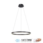 Lampa wisząca RITUS 15394-13 – antracytowa LED