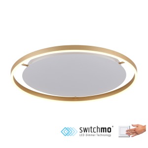 Lampa sufitowa RITUS 15392-60 – matowy mosiądz LED