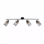 Lampa sufitowa PASQUAL 11313-18 – czarny / drewno