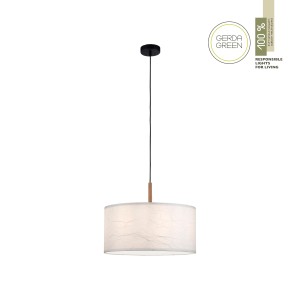 Lampa wisząca GREEN SOFIE 14181-16 – biały / drewno
