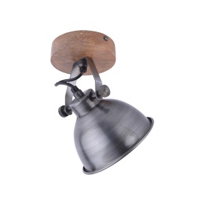 Lampa sufitowa / kinkiet SAMIA 11981-77 – stalowy / drewno