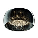 Lampa sufitowa CRYSTAL C0076-06X-F4FZ – srebrna / transparentna