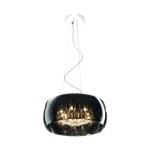 Lampa wisząca CRYSTAL P0076-06X-F4FZ – chrom / transparentna
