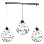 Lampa wisząca BASKET GRAY 3xE27 I  MLP7217