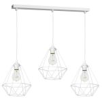 Lampa wisząca BASKET Biały 3xE27 I MLP7213