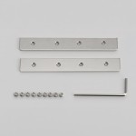 Łącznik metalowy do szyn 10mm I  ML2676