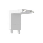 Slim Magnetic Track Narożnik Biały dół L I  ML2214