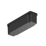 Slim Magnetic Track Czarny Wire storage I  ML2231