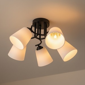 Lampa sufitowa Pafos Black 5xE27 I ML2258
