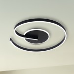 Lampa sufitowa LORENZO BLACK 22W LED I ML1848