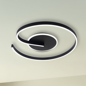 Lampa sufitowa LORENZO BLACK 22W LED I ML1848