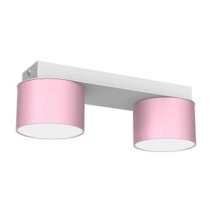 Lampa sufitowa Dixie 2xGX53 Różowy/Biały I MLP7554
