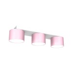 Lampa sufitowa Dixie 3xGX53 Różowy/Biały I MLP7555