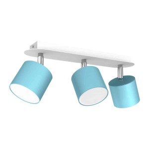 Lampa sufitowa Dixie 3xGX53 Niebieski/Biały I MLP7606