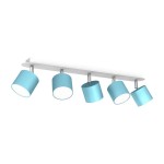 Lampa sufitowa Dixie 5xGX53 Niebieski/Biały I MLP7608