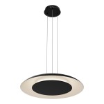 Lampa wisząca Piattino Czarny 30W LED 3000K-4000k-6000K I ML1814