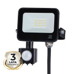 Naświetlacz LED 10W 4000K PIR I EKN1624