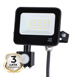 Naświetlacz LED 20W 4000K PIR I EKN1625