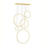 Lampa wisząca Saturno Gold 100W LED mezzanine I ML2325
