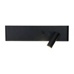 Kinkiet Resort Czarny prawy 10W + 3W LED 4000K I ML1568