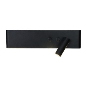 Kinkiet Resort Czarny prawy 10W + 3W LED 4000K I ML1568