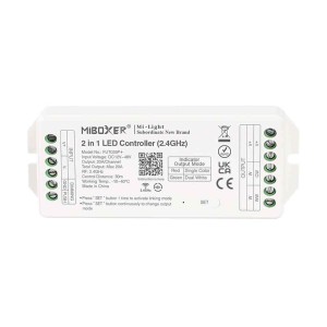 MI-LIGHT MiBoxer Kontroler 2w1 MONO/CCT 12-48VDC 20A FUT035P+  I  PS-FUT035P+