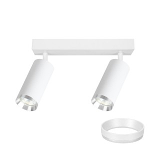 Oprawa Mica Spot Biały + Chrom 2xGU10 I ML2097