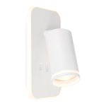 Oprawa Pipe Ring Kinkiet Biały 1xGU10 + LED 6W I ML2082