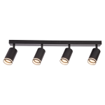 Oprawa Pipe Ring Spot Czarny 4xGU10 I  ML2073