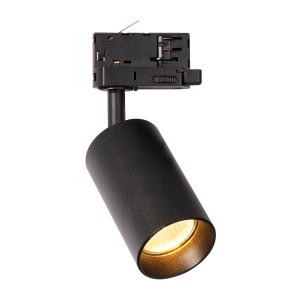 Track Light 3F Pipe 1xGU10 Czarny I ML2062