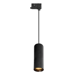 Track Light 3F Pipe Zwis 1xGU10 Czarny I  ML2064