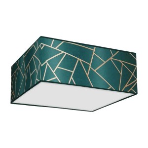 Lampa sufitowa ZIGGY GREEN Gold/Bottle green 3xE27 I  MLP7575