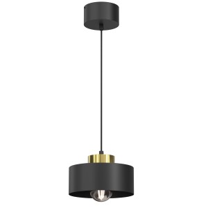 Lampa wisząca MARTI czarny-złoty 1xE27 / 9997
