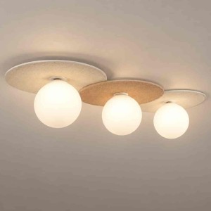 Lampa sufitowa Carter 3xE14 Biały + Natural I MLP0228