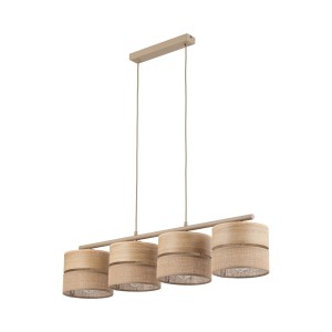 DORMA WOOD JUTA LAMPA WISZĄCA 4XE27 I 11789