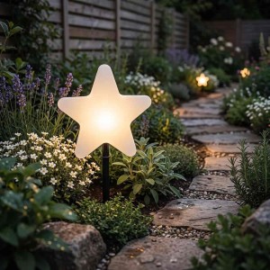 Gwiazda Ogrodowa Star 50cm 1xE27 IP44 Biały I  EKO0267