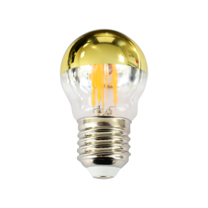 Żarówka Filamentowa LED 4W G45 E27 2700K Half Gold I EKZF8011