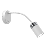Kinkiet flex Joker 1xGU10 Biały/Chrom I MLP8533
