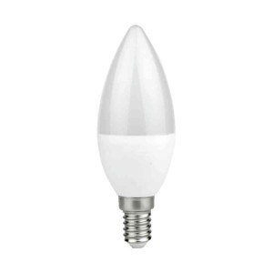 Żarówka LED 7W E14 C37. Świeczka Barwa: 6500K I EKZA8006