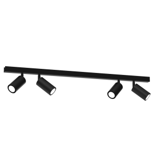 Lampa sufitowa HUDSON BLACK 4xGU10 I MLP8797