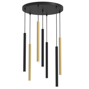 Lampa wisząca MONZA BRASS 7xG9 max 8W LED I MLP8843